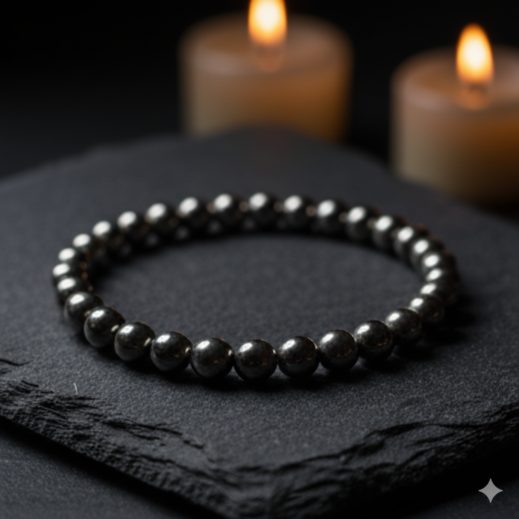 Raw Pyrite Bracelet - Image 6