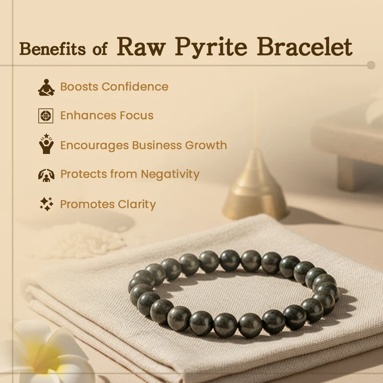 Raw Pyrite Bracelet
