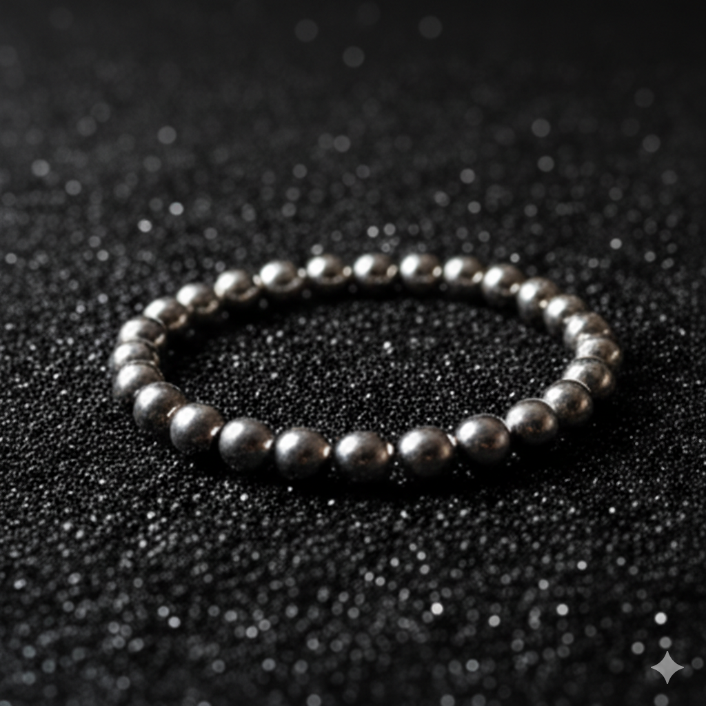 Raw Pyrite Bracelet - Image 4