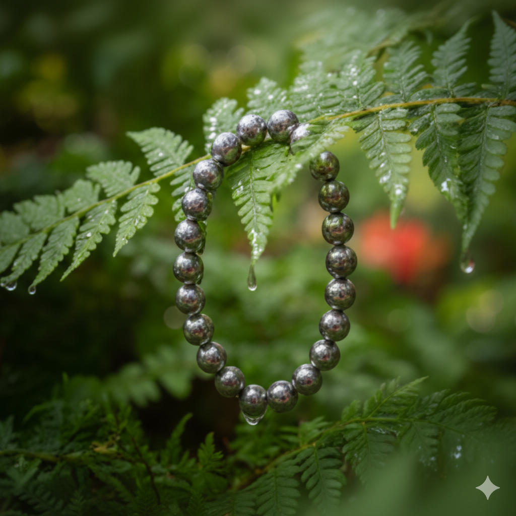 Raw Pyrite Bracelet - Image 3